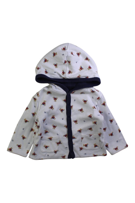 A Navy Hooded Sweatshirts from Ralph Lauren in size 6-12M for boy. (Back View)