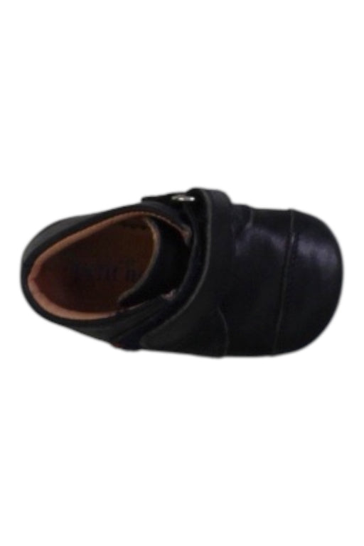 A Black Booties from Petit Nord in size 12-18M for boy. (Front View)