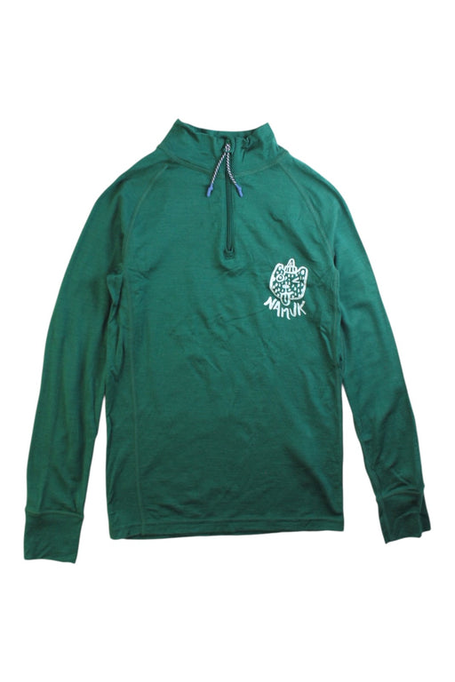 A Green Long Sleeve Tops from Namuk in size 7Y for neutral. (Front View)