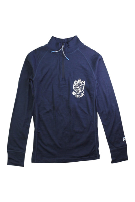 A Navy Long Sleeve Tops from Namuk in size 7Y for neutral. (Front View)