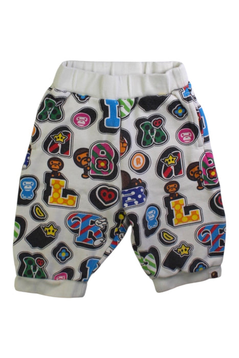A Multicolour Sweatpants from BAPE KIDS in size 4T for boy. (Front View)