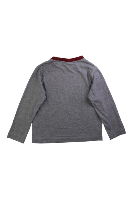 A Grey Long Sleeve T Shirts from Fendi in size 4T for boy. (Back View)