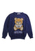 A Blue Crewneck Sweatshirts from Moschino in size 4T for boy. (Front View)