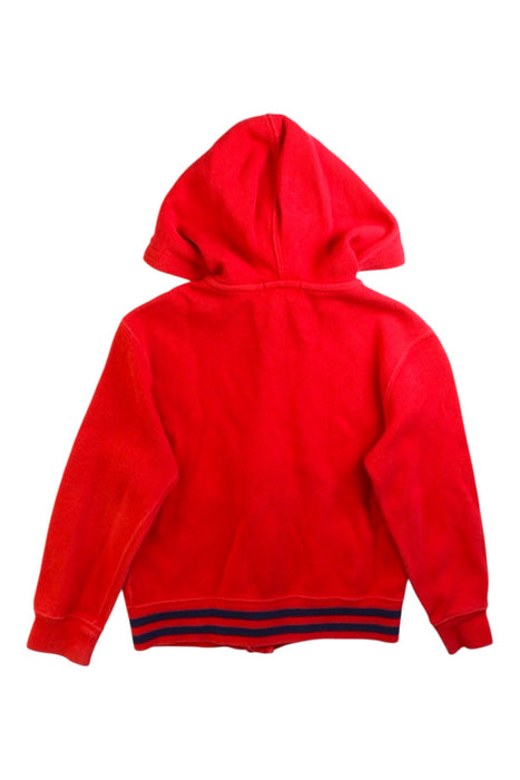 A Red Zippered Sweatshirts from Polo Ralph Lauren in size 4T for boy. (Back View)