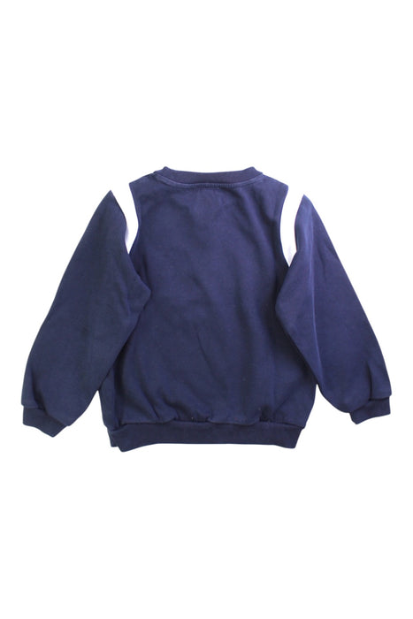 A Navy Crewneck Sweatshirts from Jacadi in size 6T for boy. (Back View)
