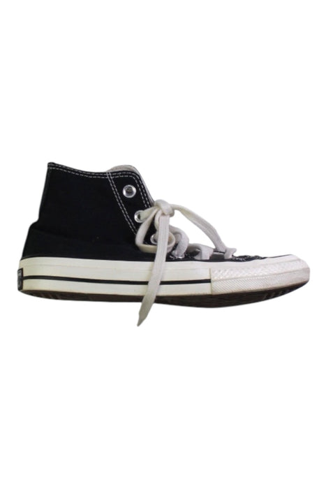 A Black Sneakers from Converse in size 10Y for neutral. (Front View)