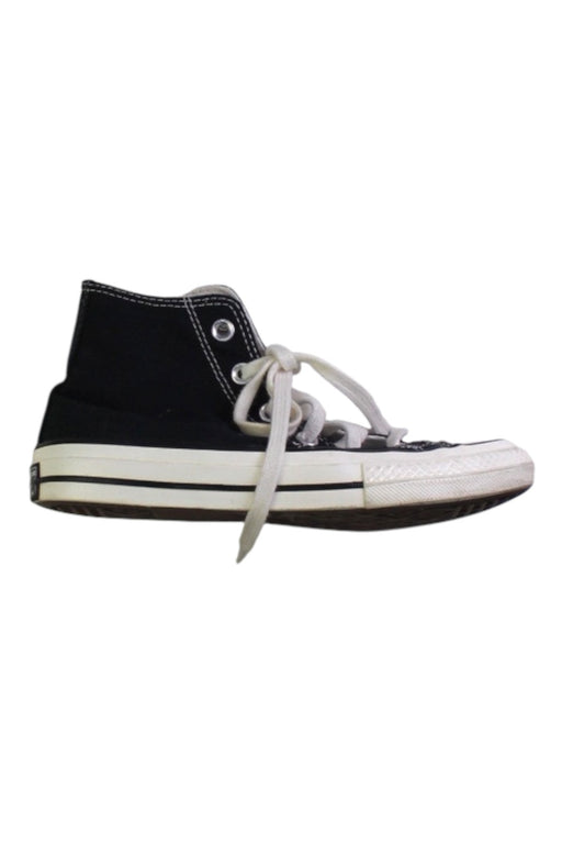 A Black Sneakers from Converse in size 10Y for neutral. (Front View)