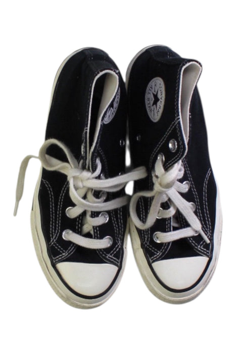 A Black Sneakers from Converse in size 10Y for neutral. (Back View)