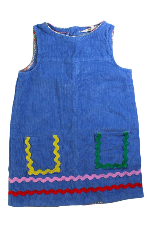 A Blue Sleeveless Dresses from Boden in size 2T for girl. (Front View)