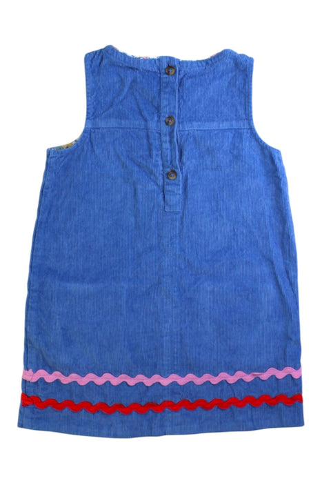 A Blue Sleeveless Dresses from Boden in size 2T for girl. (Back View)