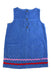 A Blue Sleeveless Dresses from Boden in size 2T for girl. (Back View)