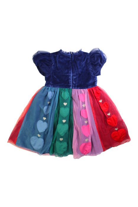 A Multicolour Short Sleeve Dresses from Boden in size 2T for girl. (Back View)