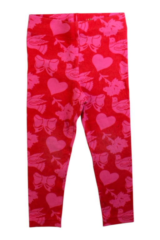A Red Leggings from Boden in size 2T for girl. (Front View)