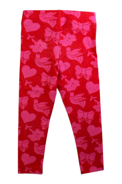 A Red Leggings from Boden in size 2T for girl. (Back View)
