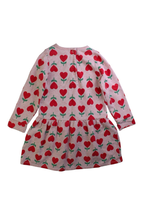 A Red Long Sleeve Dresses from Boden in size 2T for girl. (Back View)