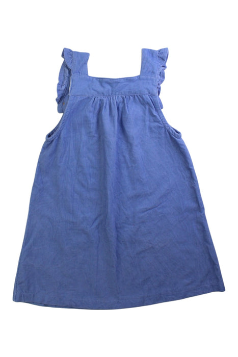 A Blue Sleeveless Dresses from Jojo Maman Bébé in size 2T for girl. (Back View)