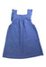 A Blue Sleeveless Dresses from Jojo Maman Bébé in size 2T for girl. (Back View)