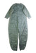 A Green Sleepsacs from ErgoPouch in size 2T for neutral. (Back View)