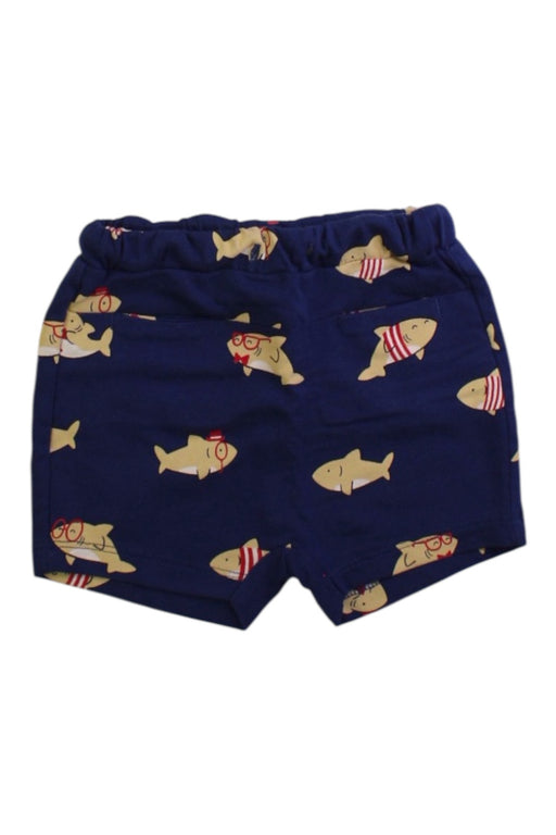 A Navy Shorts from Mayoral in size 3-6M for boy. (Front View)