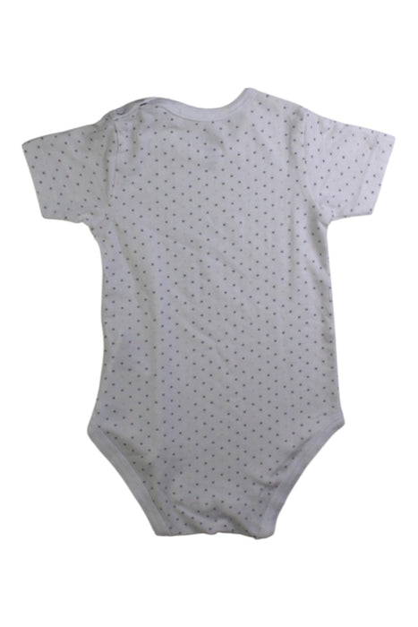 A Grey Short Sleeve Bodysuits from Chicco in size 6-12M for neutral. (Back View)