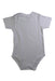 A Grey Short Sleeve Bodysuits from Chicco in size 6-12M for neutral. (Back View)