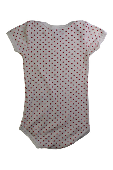 A Red Short Sleeve Bodysuits from Petit Bateau in size 6-12M for neutral. (Back View)
