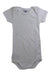 A White Short Sleeve Bodysuits from Petit Bateau in size 3-6M for neutral. (Front View)