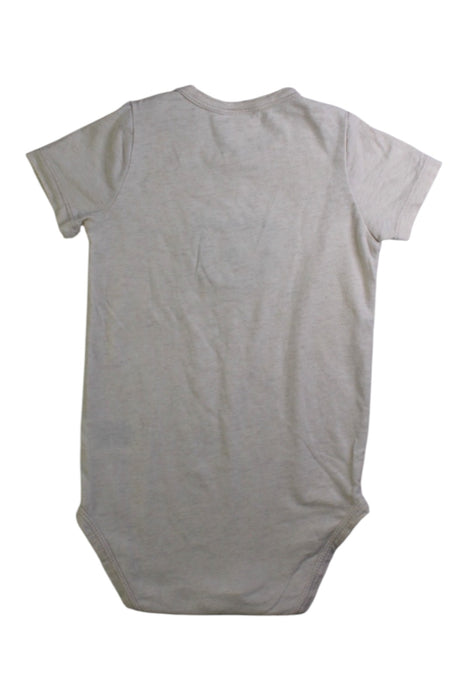 A Ivory Short Sleeve Bodysuits from Seed in size 6-12M for neutral. (Back View)