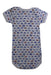A Grey Short Sleeve Bodysuits from Petit Bateau in size 3-6M for boy. (Back View)