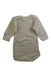 A Ivory Long Sleeve Bodysuits from Petit Bateau in size 0-3M for neutral. (Back View)