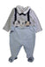 A White Long Sleeve Rompers from Chicco in size 0-3M for boy. (Front View)