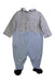 A White Long Sleeve Rompers from Chicco in size 0-3M for boy. (Back View)