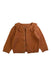 A Brown Cardigans from Quincy Mae in size 12-18M for girl. (Front View)
