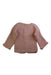 A Pink Cardigans from Petit Bateau in size 12-18M for girl. (Back View)
