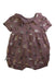 A Pink Short Sleeve Rompers from Milkbarn in size 12-18M for girl. (Front View)