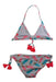 A White Bikinis from Sunuva in size 7Y for girl. (Back View)