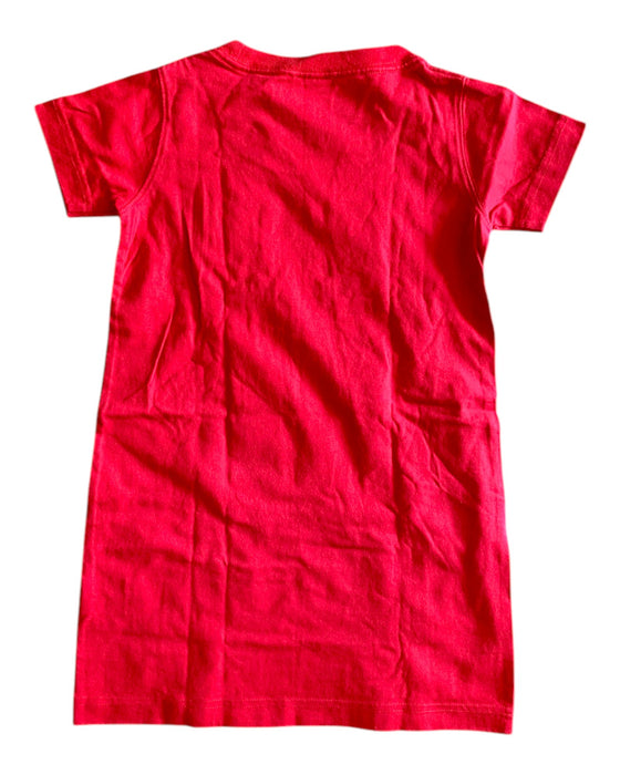 A Red Short Sleeve Dresses from Champion in size 6T for girl. (Back View)
