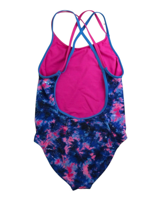 A Blue Swimsuits from Under Armour in size 12Y for girl. (Back View)
