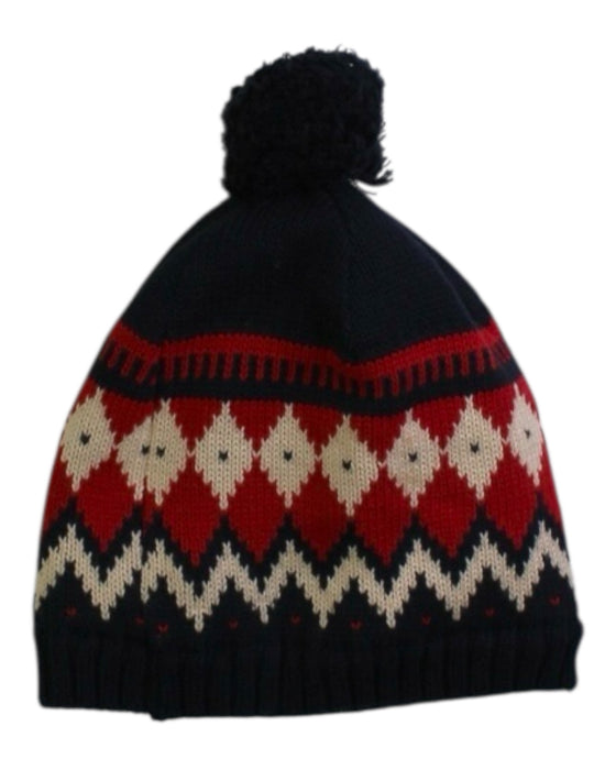 A Navy Winter Hats from Petit Bateau in size 10Y for neutral. (Back View)