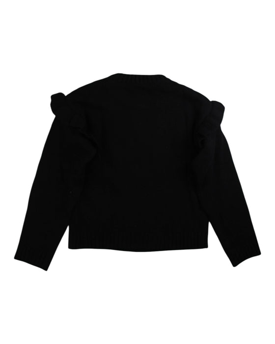 A Black Crewneck Sweatshirts from Philosophy Di Lorenzo Serafini in size 8Y for girl. (Back View)