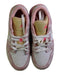 A White Sneakers from Air Jordan in size 10Y for girl. (Back View)