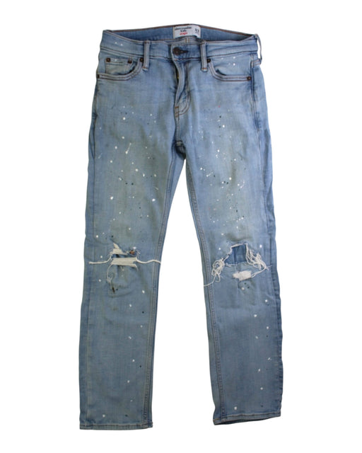 A Blue Jeans from Abercrombie & Fitch in size 9Y for girl. (Front View)