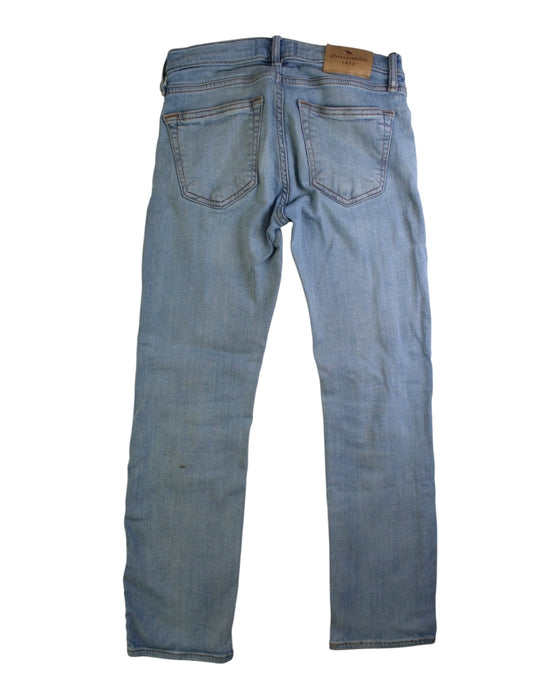 A Blue Jeans from Abercrombie & Fitch in size 9Y for girl. (Back View)