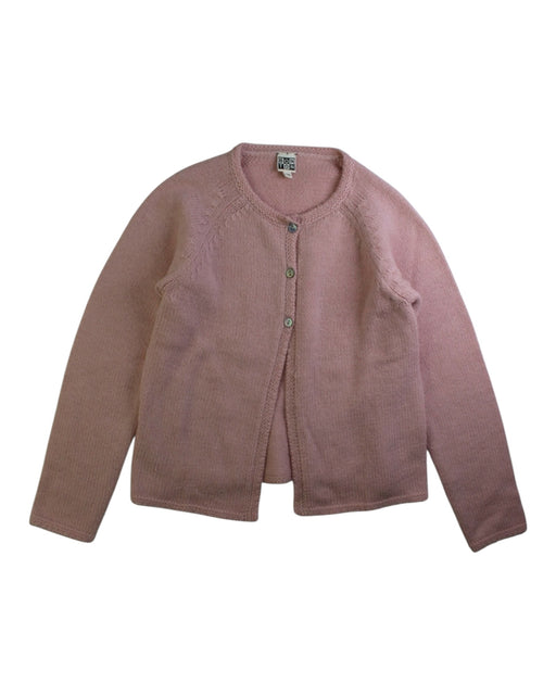 A Pink Cardigans from Bonton in size 10Y for girl. (Front View)