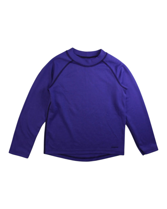 A Purple Base Layers from Patagonia in size 7Y for neutral. (Front View)