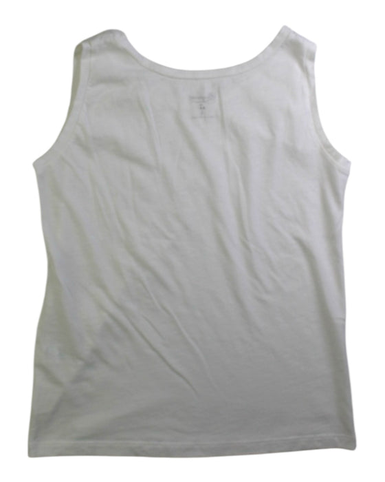 A White Sleeveless Tops from Bonpoint in size 8Y for girl. (Back View)