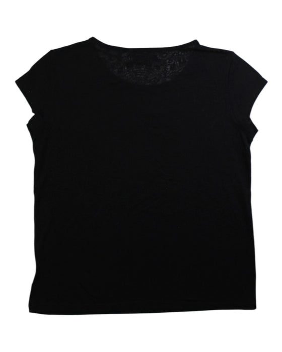A Black Short Sleeve Tops from IKKS in size 10Y for girl. (Back View)