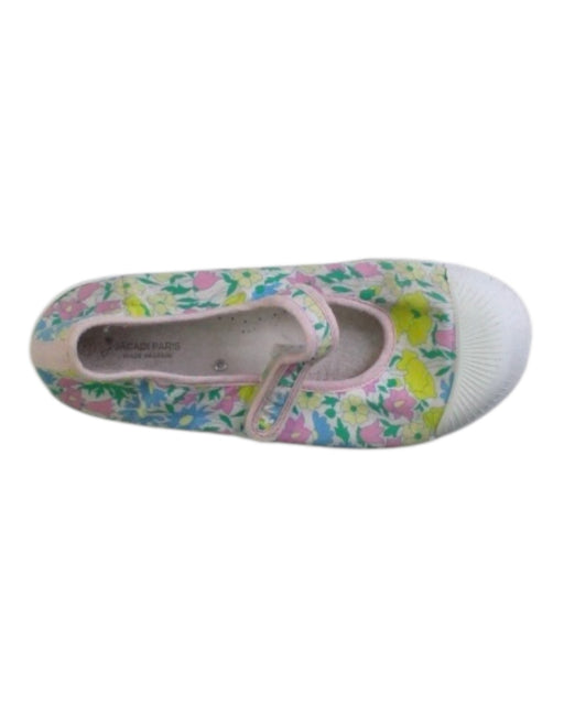 A Multicolour Flats from Jacadi in size 5T for girl. (Front View)
