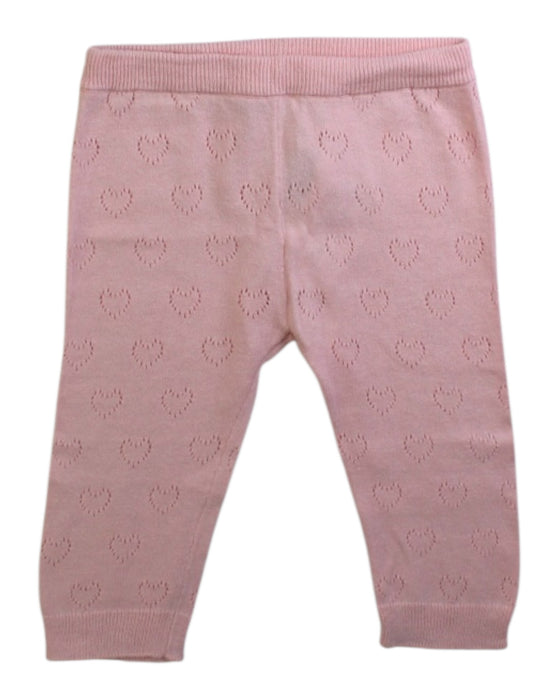 A Pink Leggings from Bonton in size 0-3M for girl. (Front View)