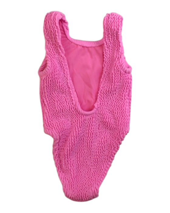 A Pink Swimsuits from Goldie Swim in size 3-6M for girl. (Back View)